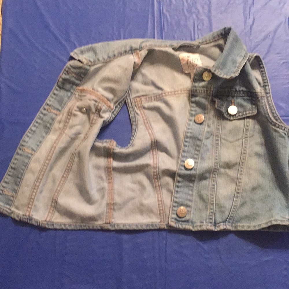 Jean vest jacket